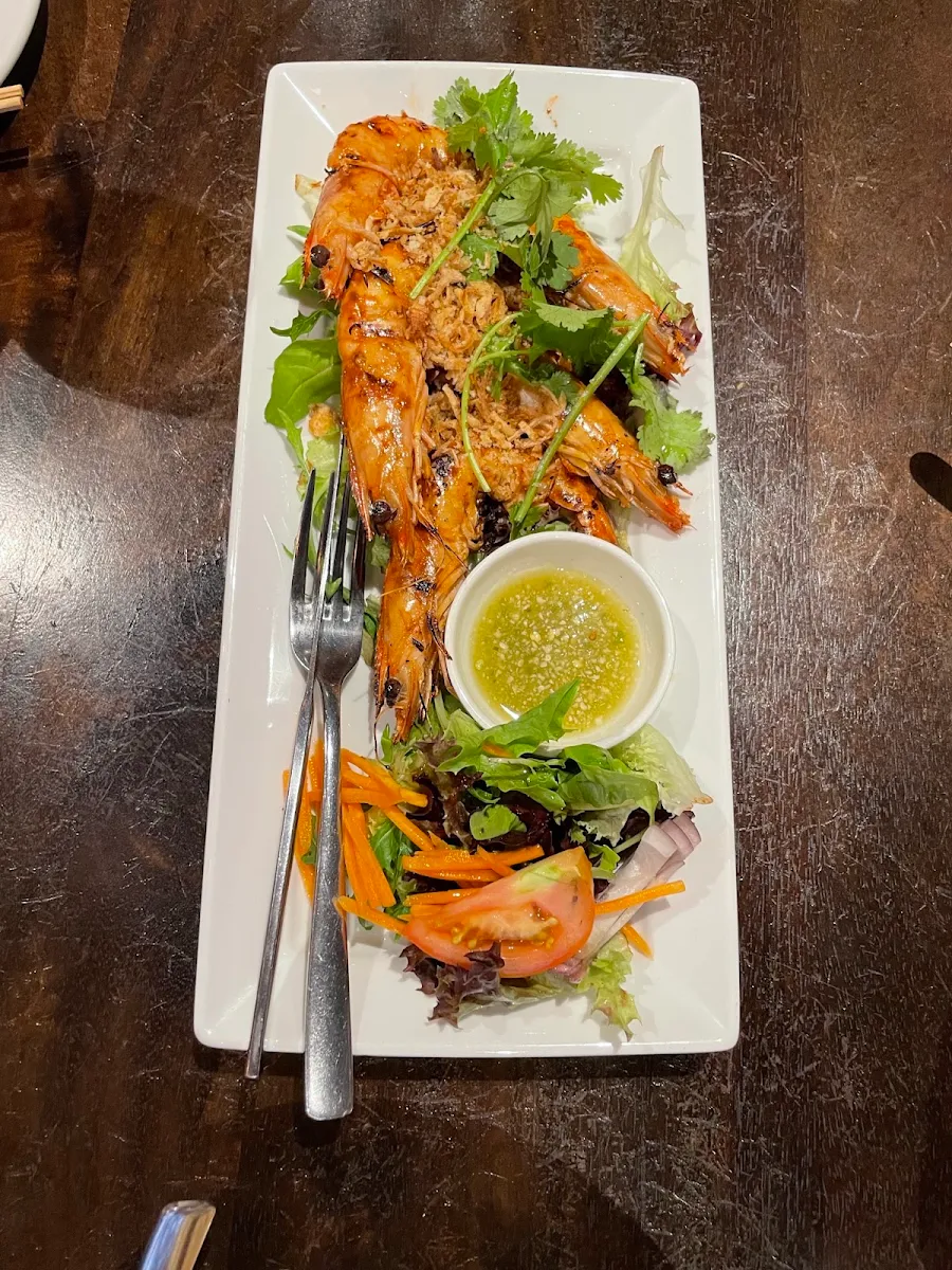 BBQ King Prawn, Spoonful Thai Cuisine Beecroft