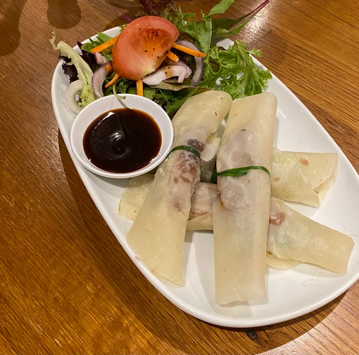 Peking Duck Roll, Spoonful Thai Cuisine Beecroft