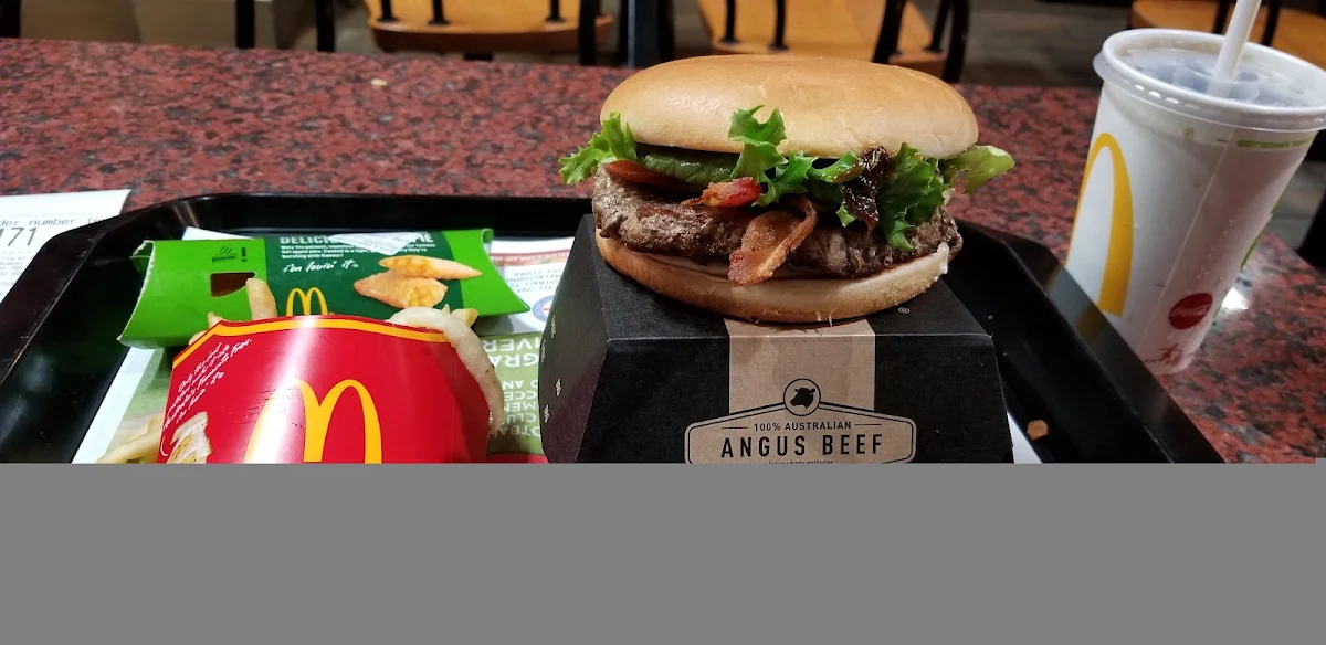 Bacon Jam Angus Burger and Fries