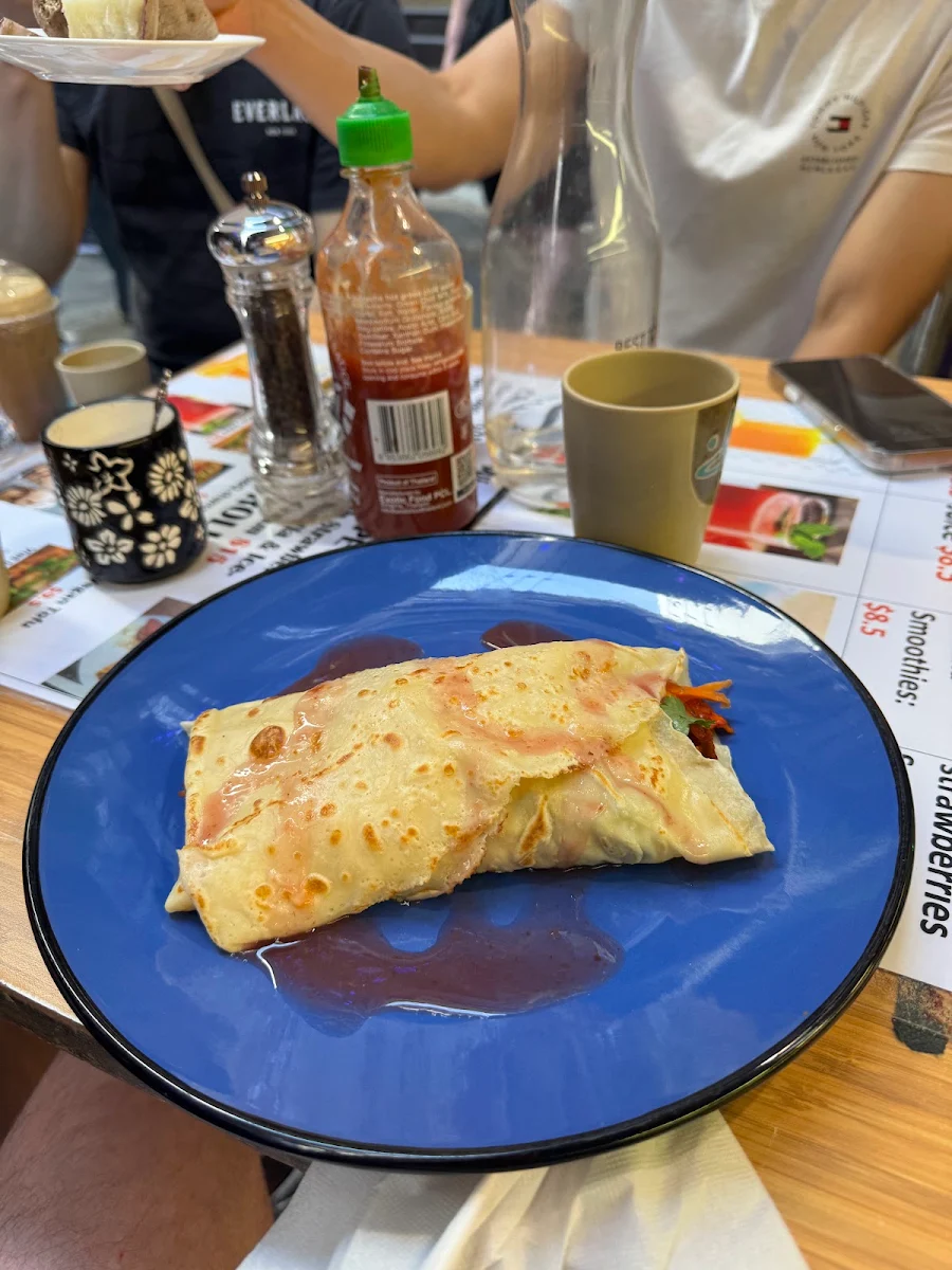 BBQ Pork Crepes