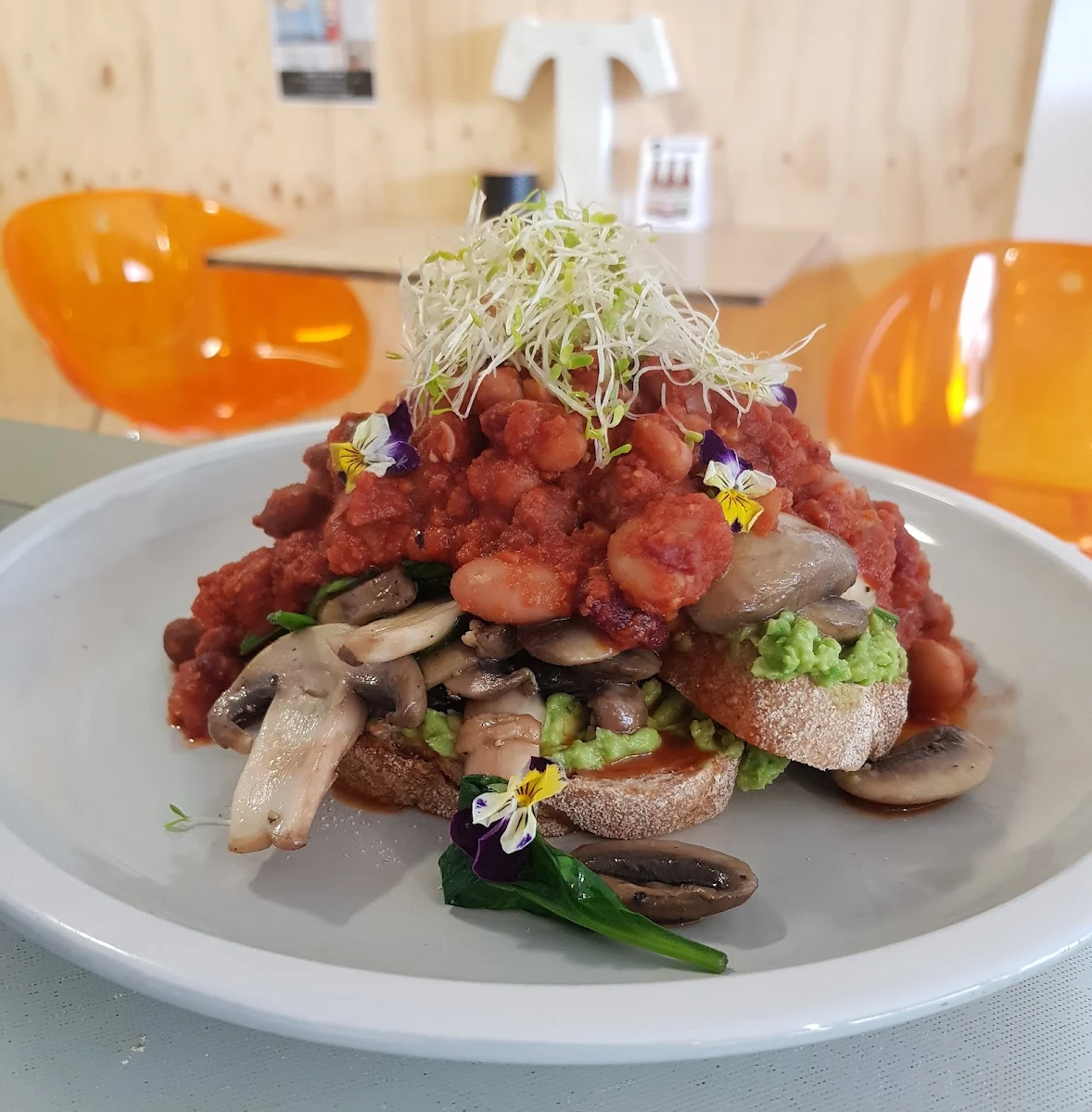 Smokey Bean Breakfast, Hunter Cafe