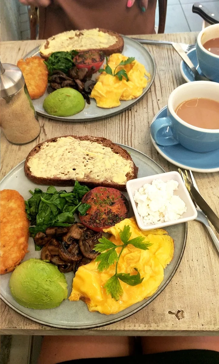 Veggie Big Breakfast with a Side of Feta