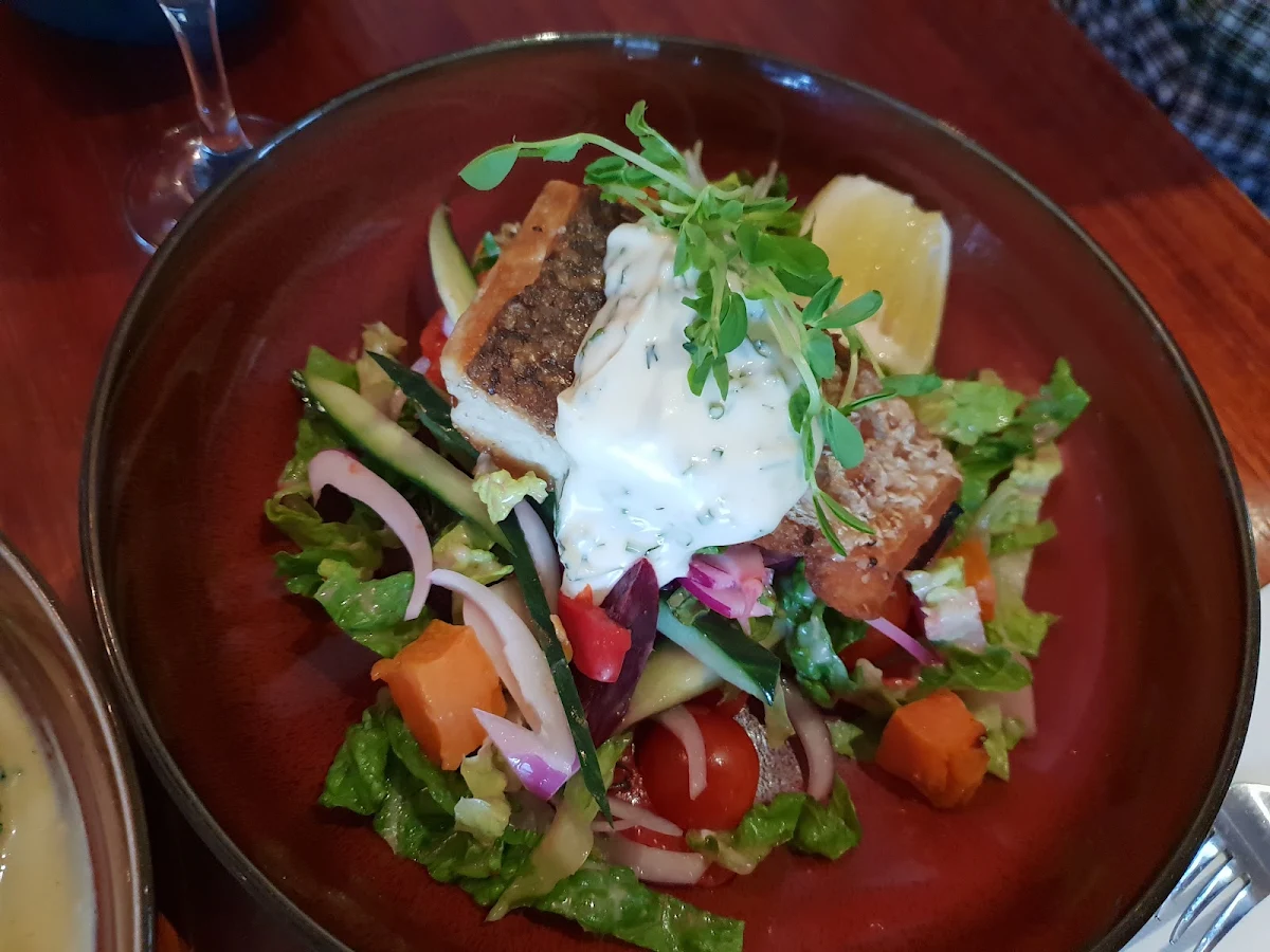 Salmon Skin Salad