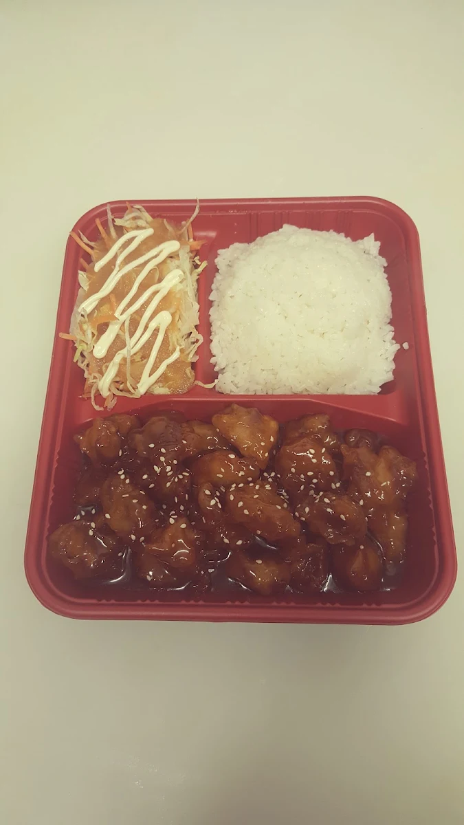 Honey Chicken Ball Bento