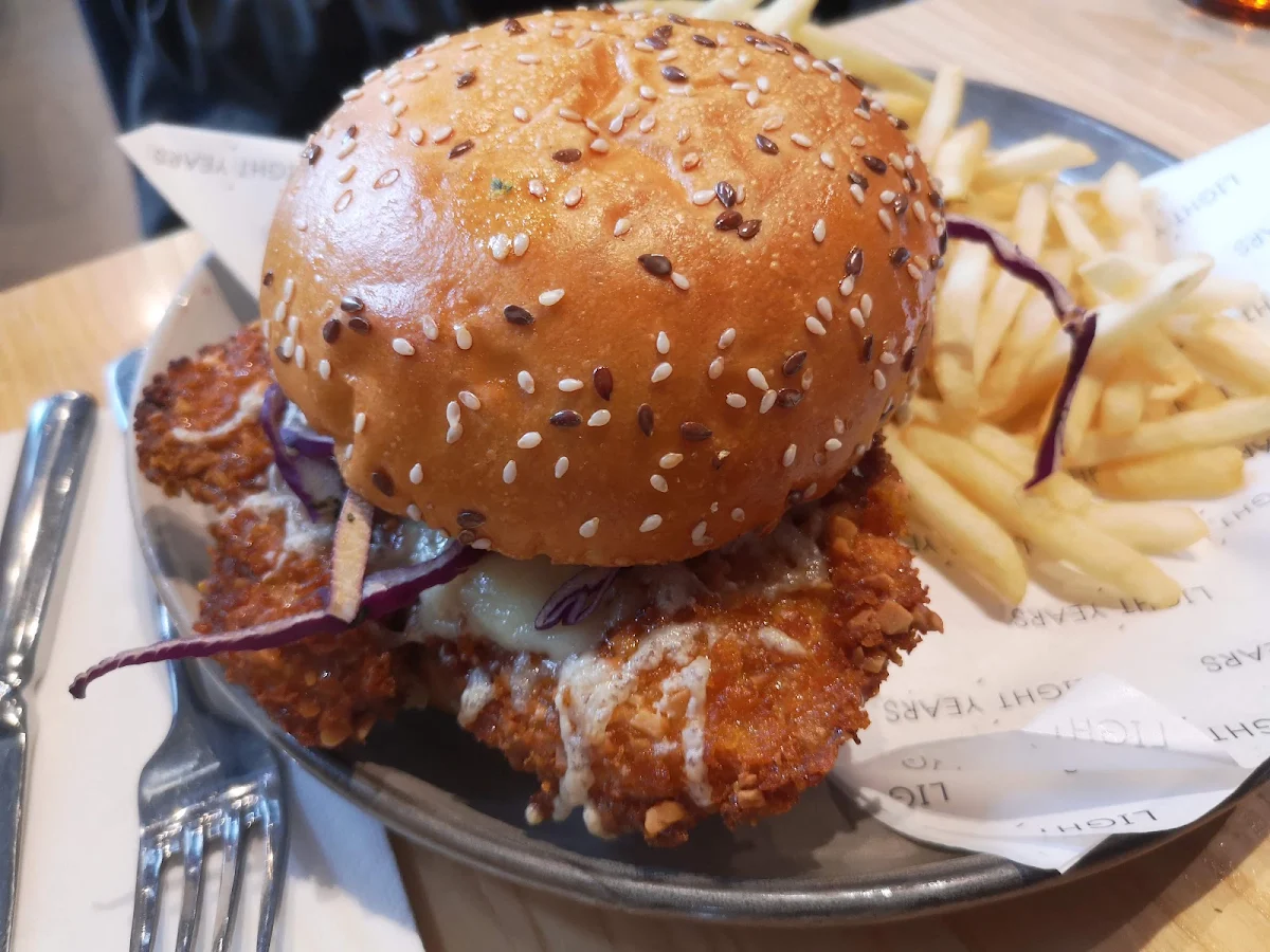 Ly Chicken Burger, Light Years Cafe