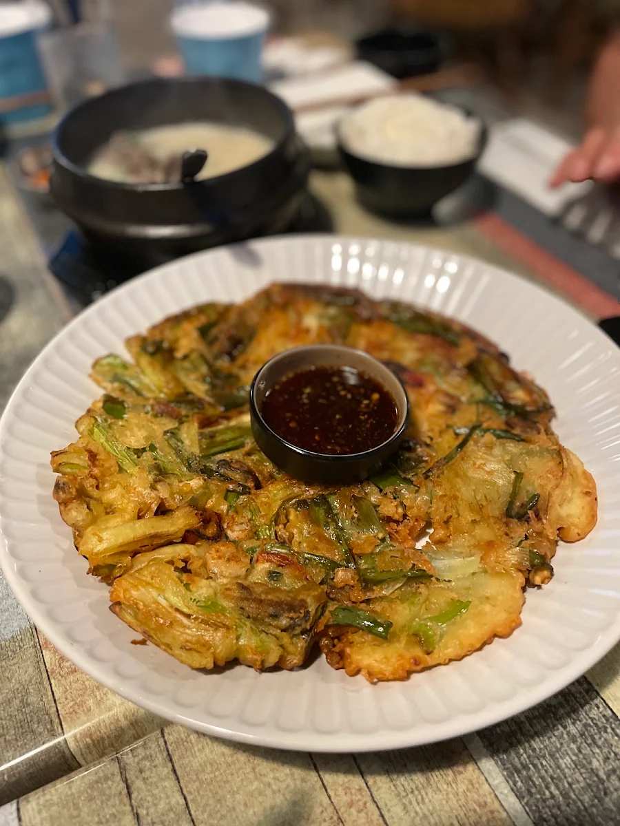 Crispy Seafood Pancake