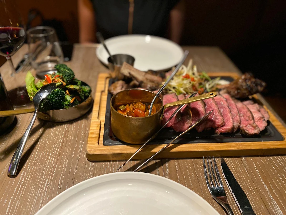 Tomahawk Steak, Ascua