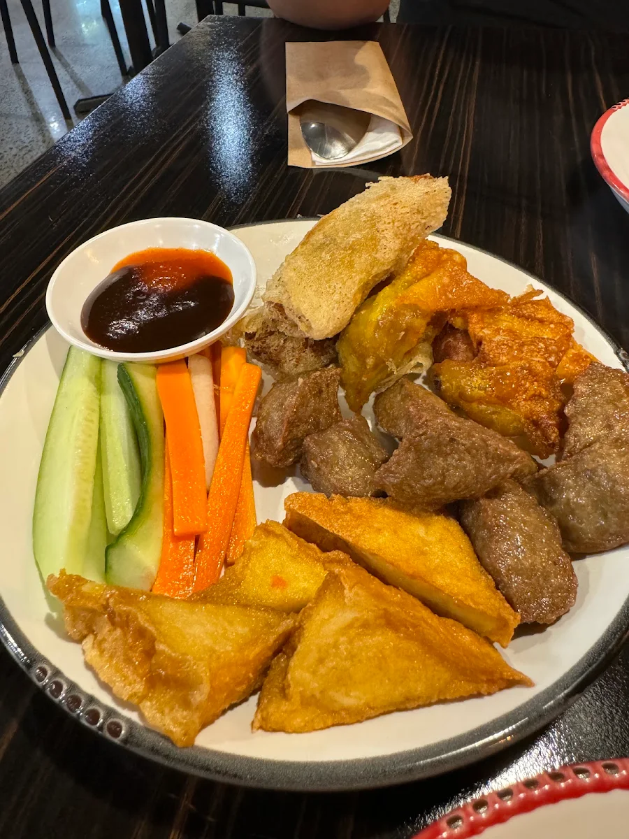 Vegan Seafood Platter (V)