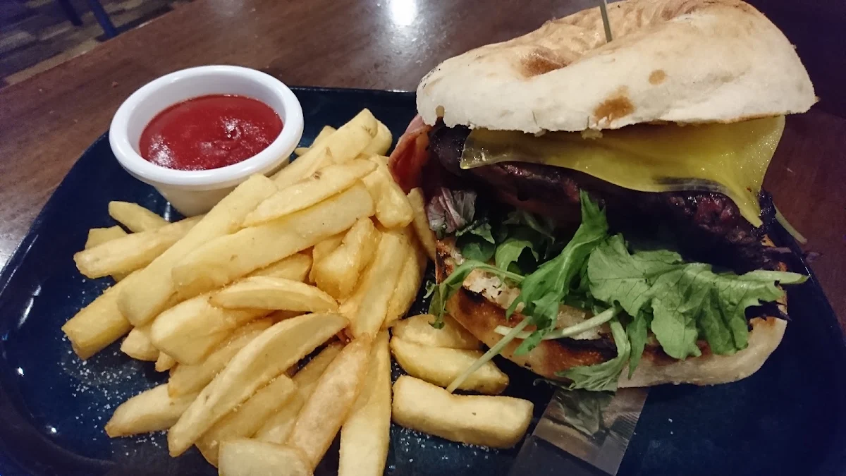 Burger and Chips