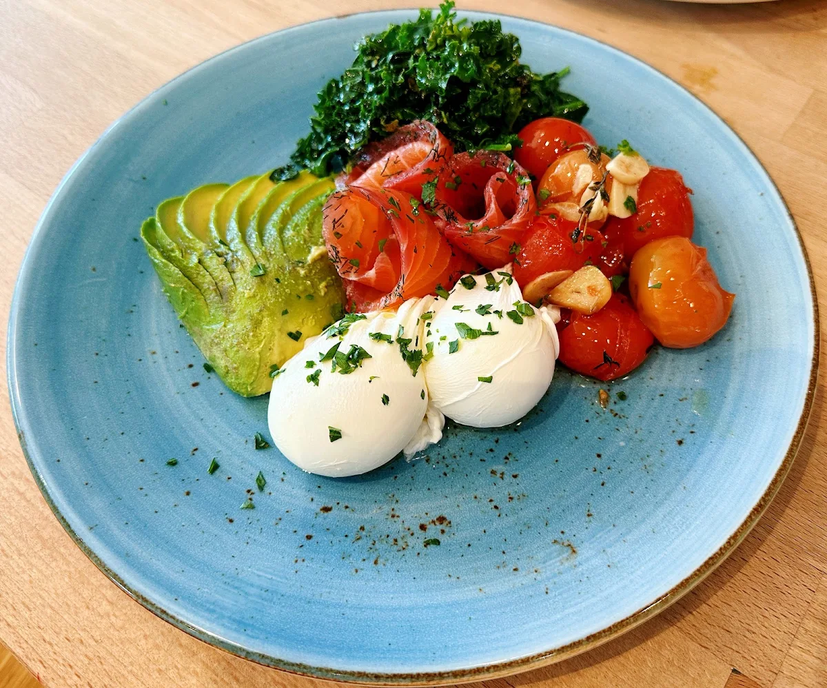 Cured Salmon Stack GF, Our Ruby Girl