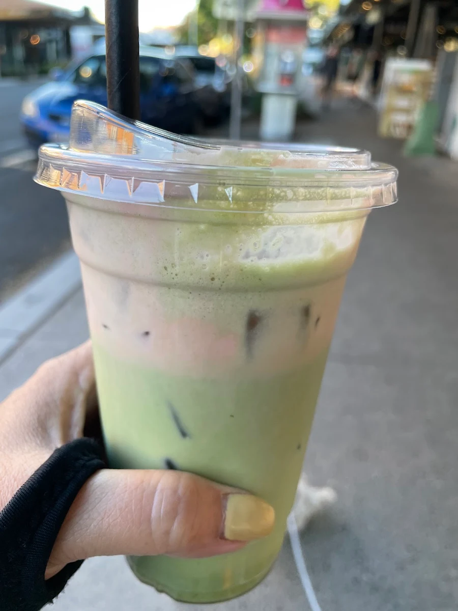 Lavender Iced Matcha