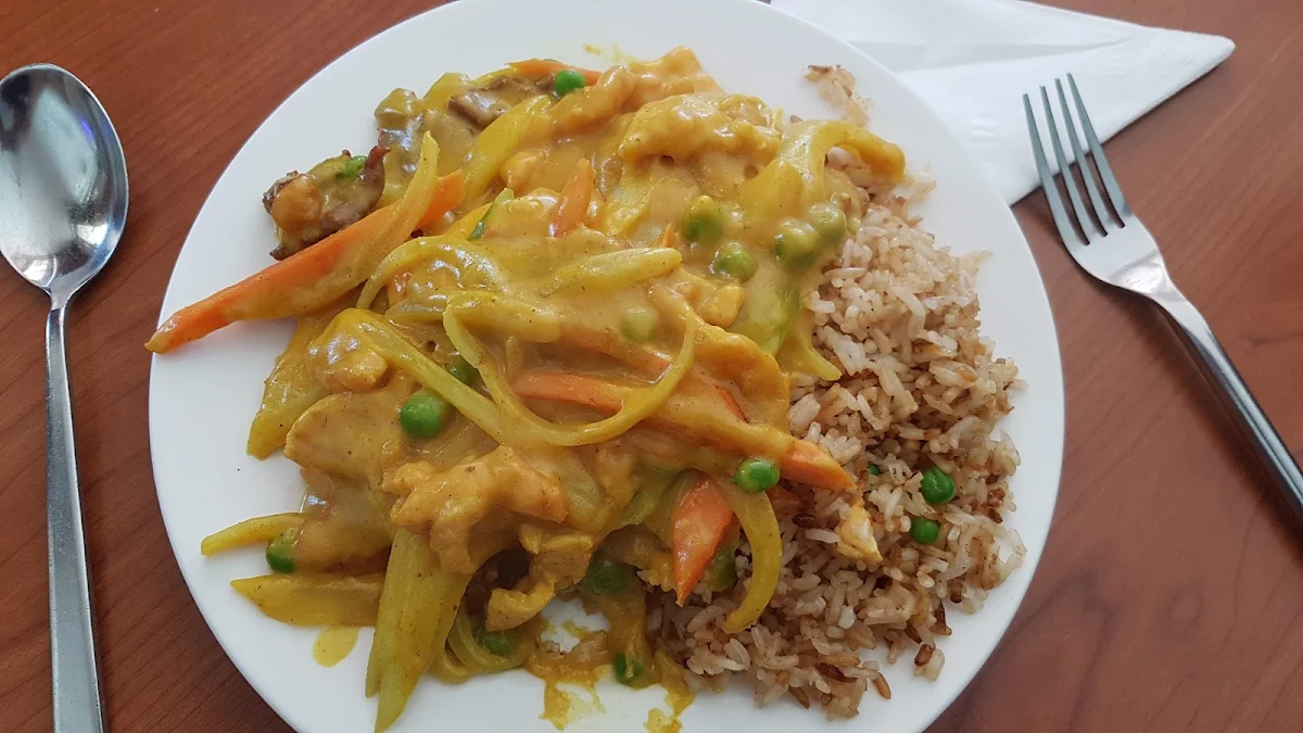 Curried Chicken Fried Rice