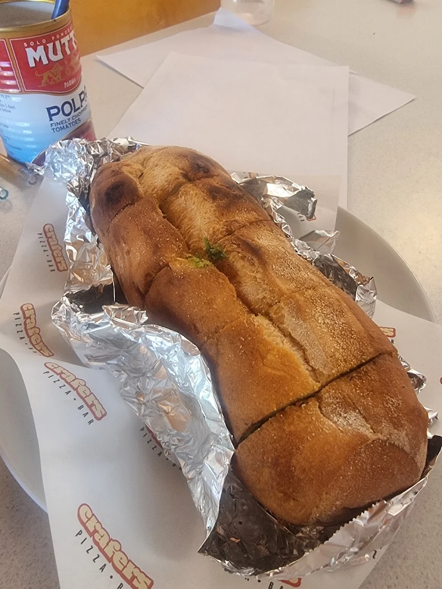 Garlic Bread, Crafers Pizza Bar