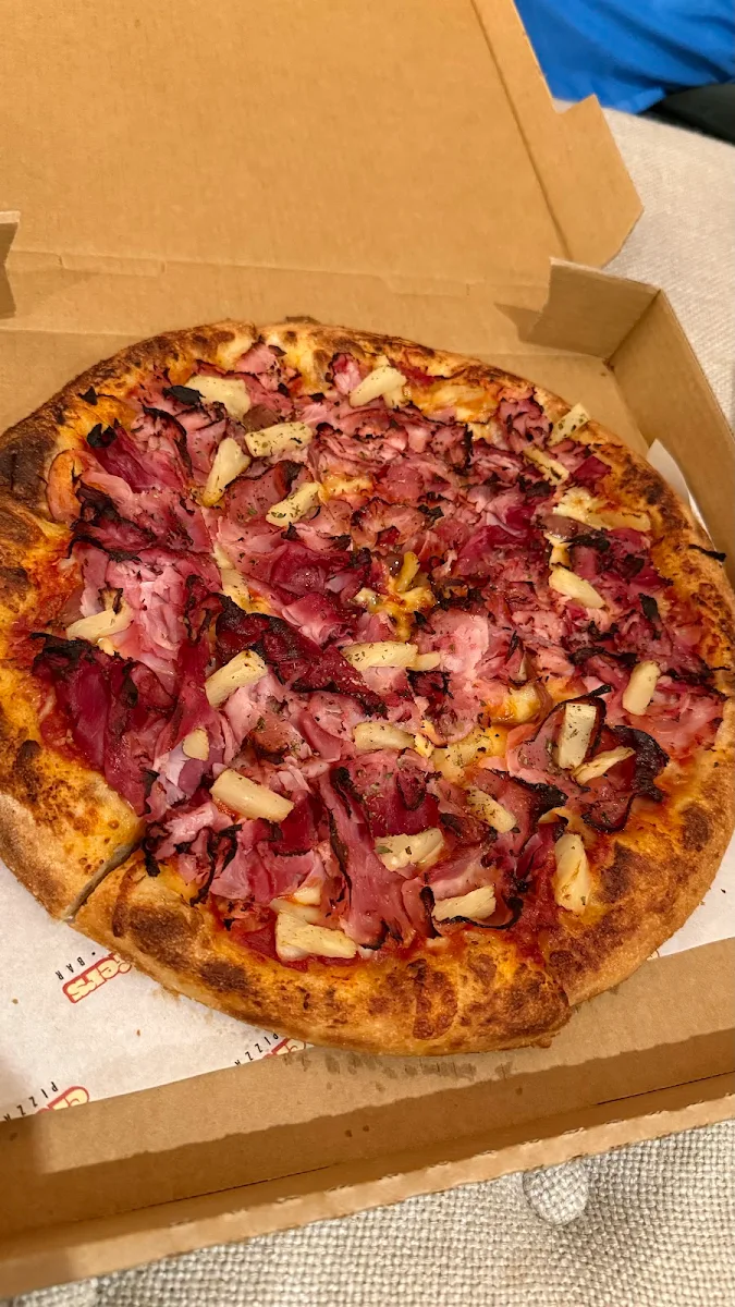 Ham and Pineapple Pizza