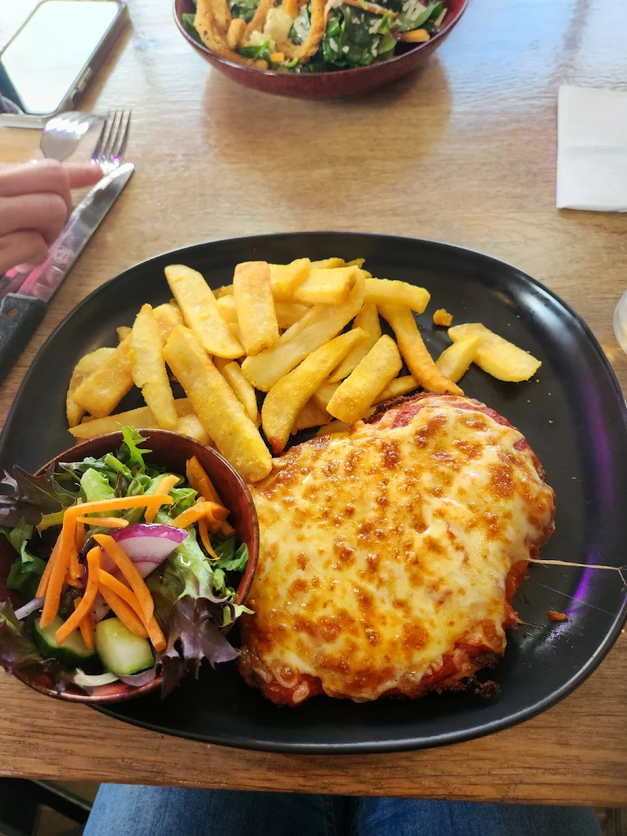 Veggie Parma, The Sporting Globe Bar & Grill Mordialloc