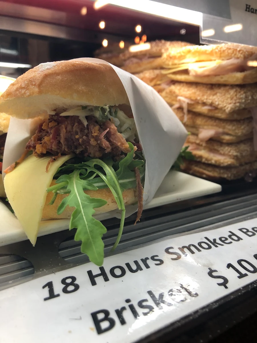 18 Hour Slow Cooked Beef Brisket Panino