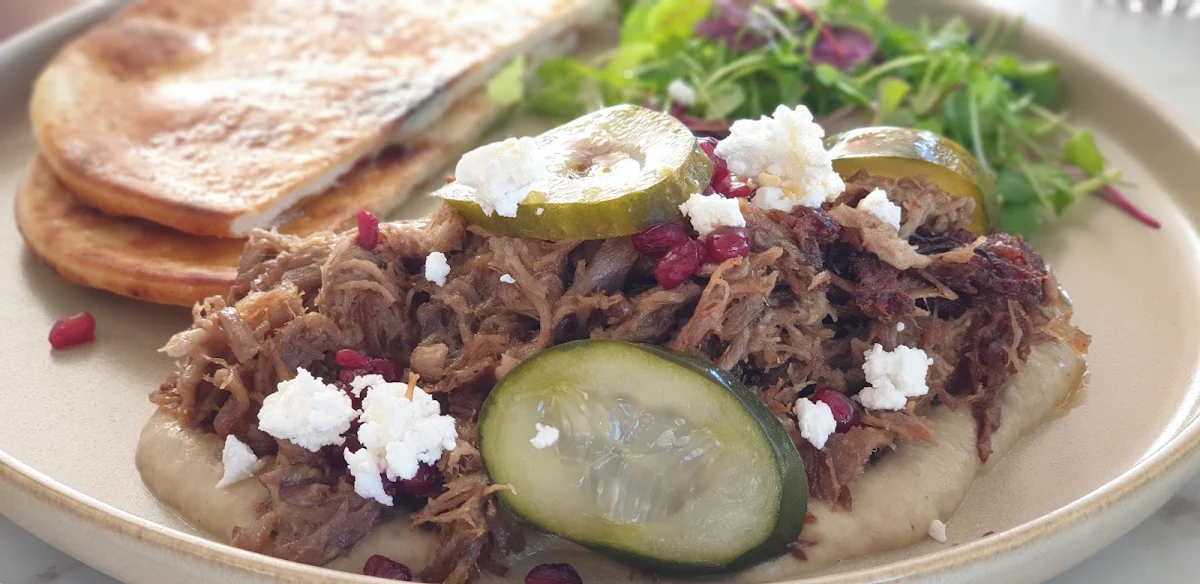 Pulled Confit Lamb Shoulder, Citron Bayside