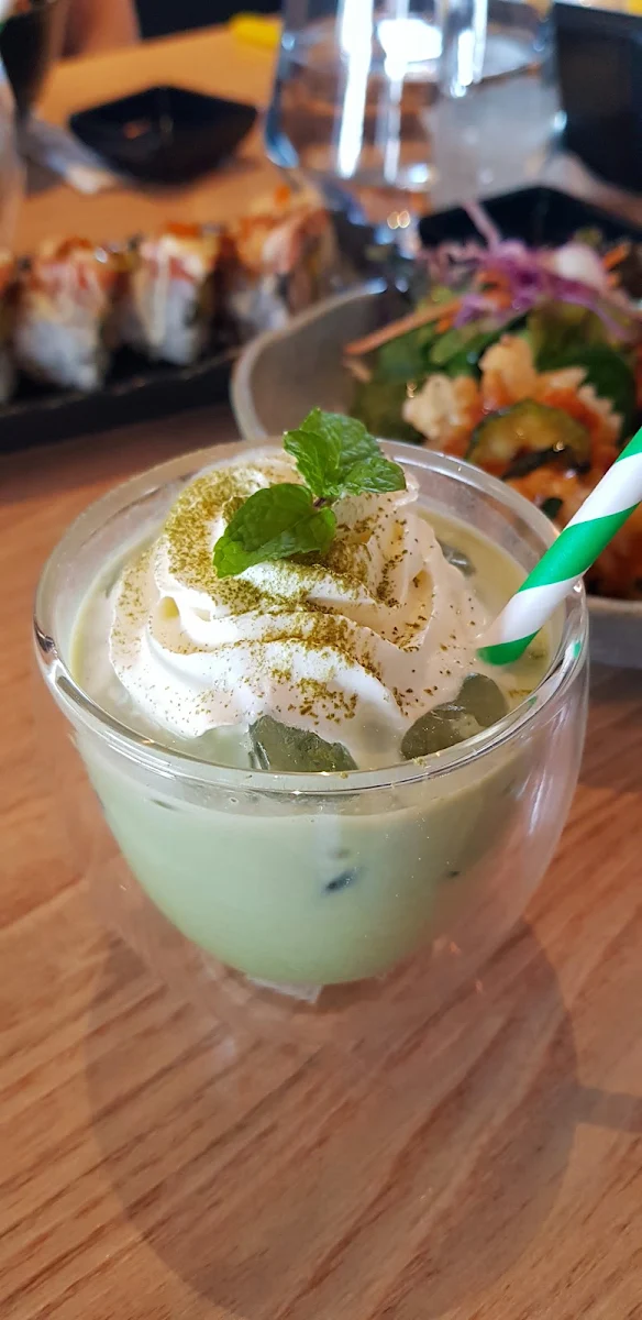 Green Tee Latte, Wazen Japanese Restaurant