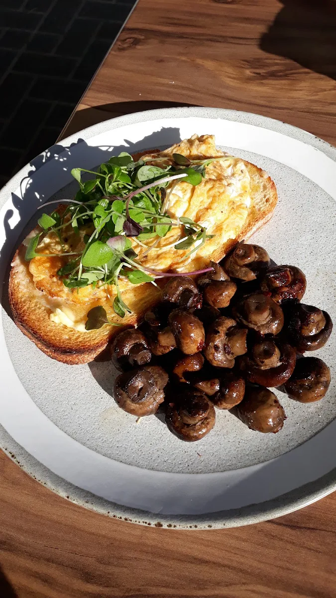 Scrambled Eggs on Sourdough