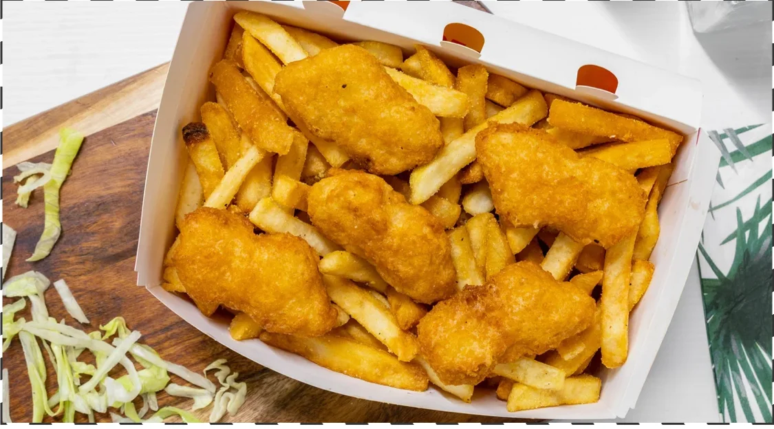 pcs Chicken Nuggets & Chips