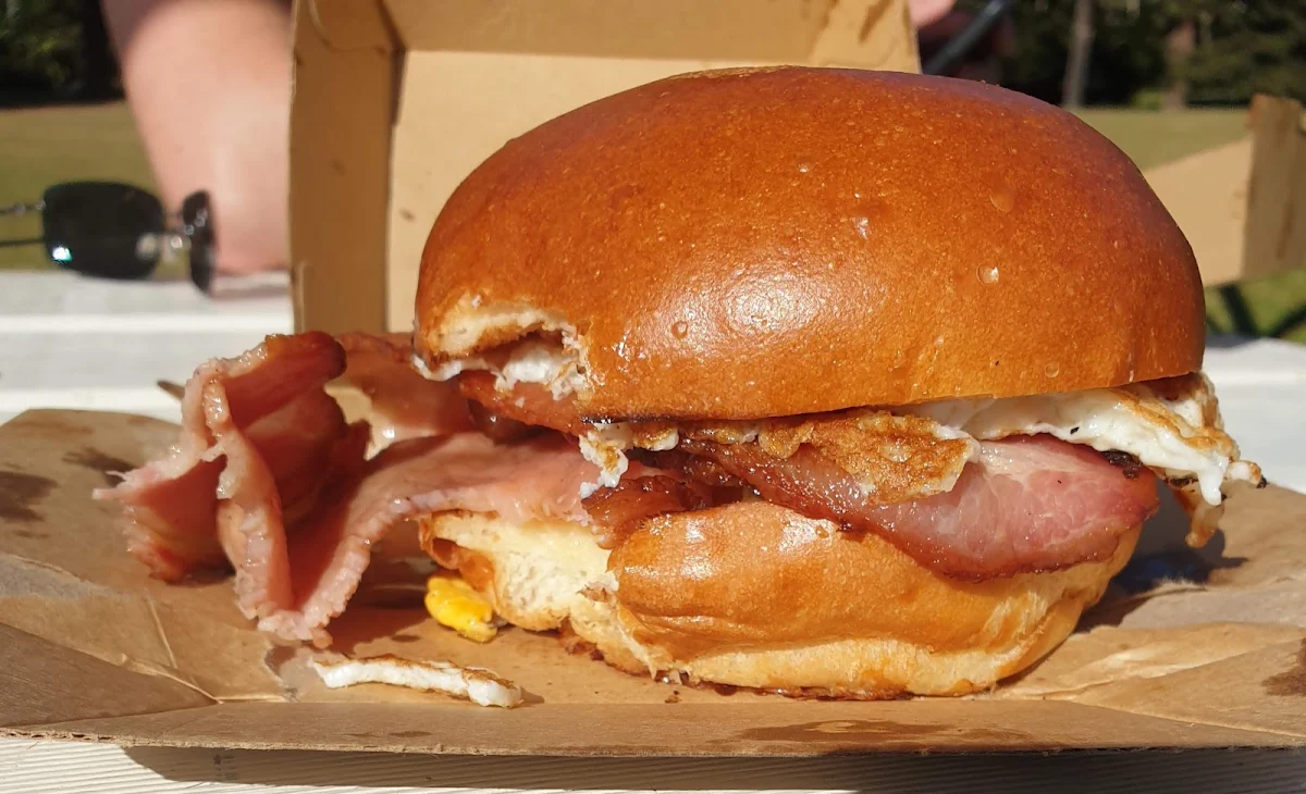 Bacon and Egg Roll, Dunes Palm Beach