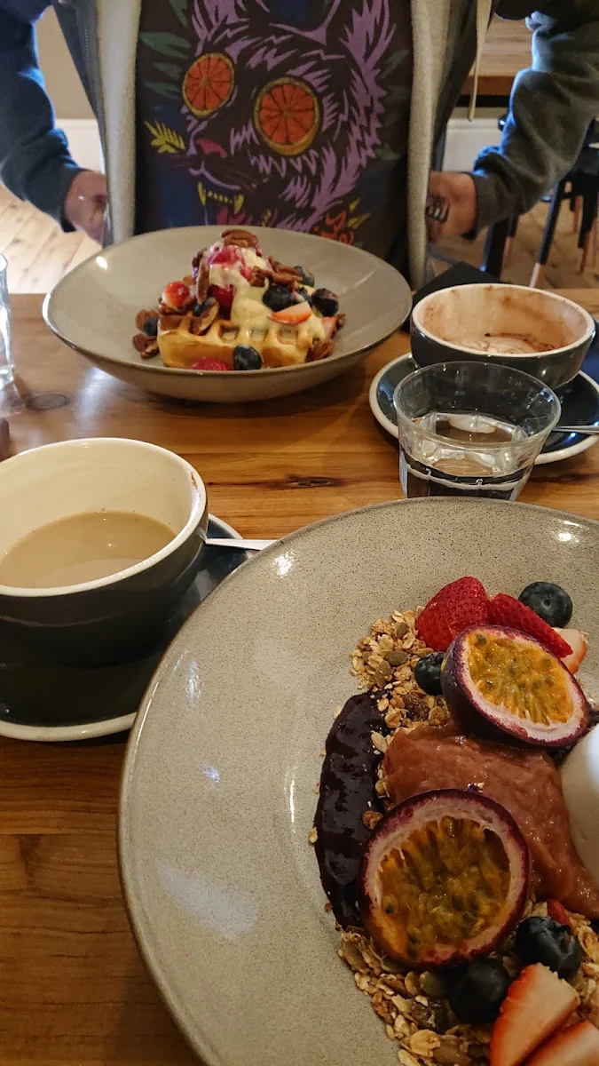 Pannacotta & Waffles