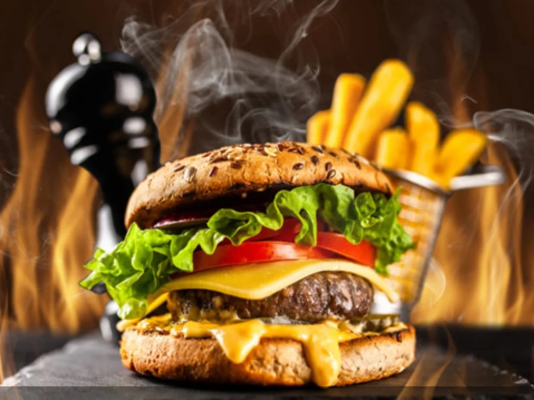 Beef Burger, PMC Persian Restaurant & Cafe
