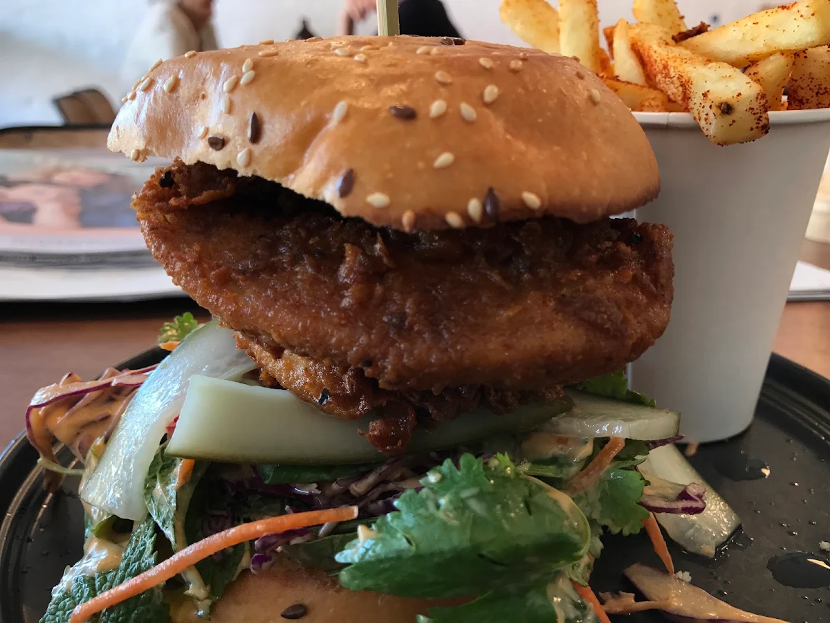 Spiced Mushroom Burger