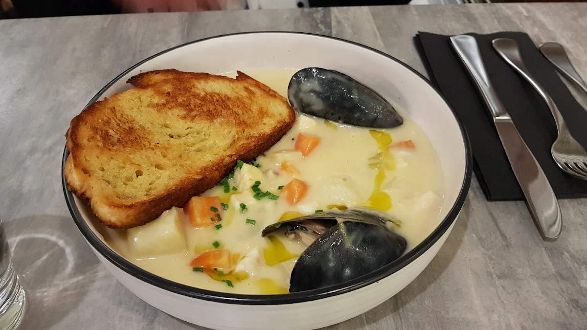 Seafood Chowder, Boardwalk Bistro on Hastings