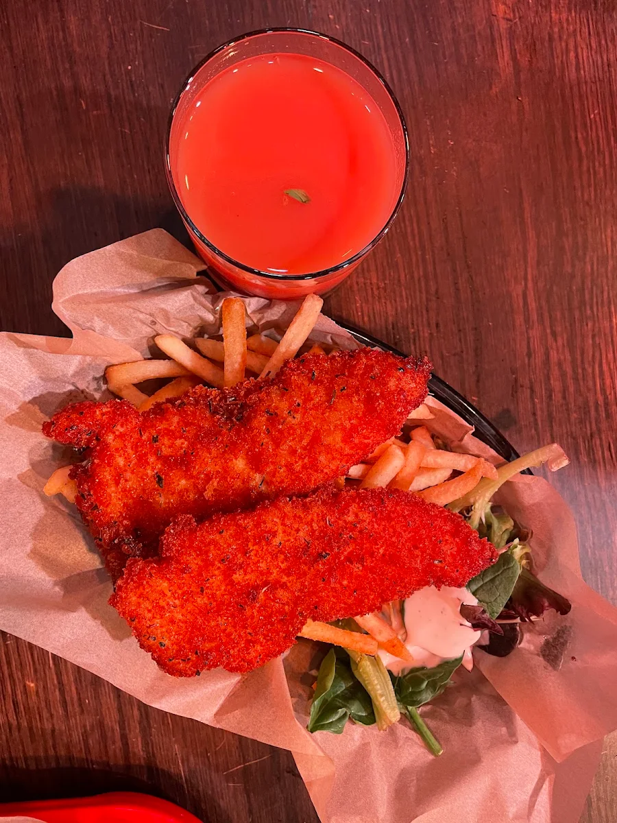 Chicken Tenders and Chips
