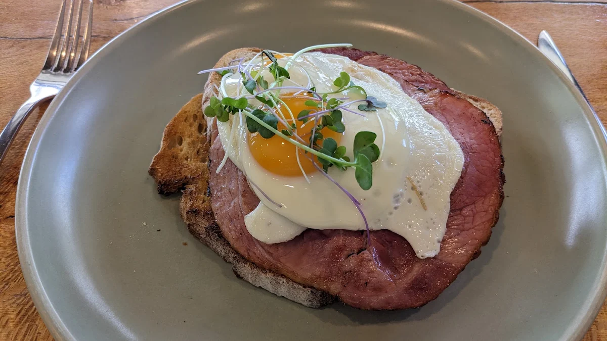 Bacon and Eggs on Sourdough Toast