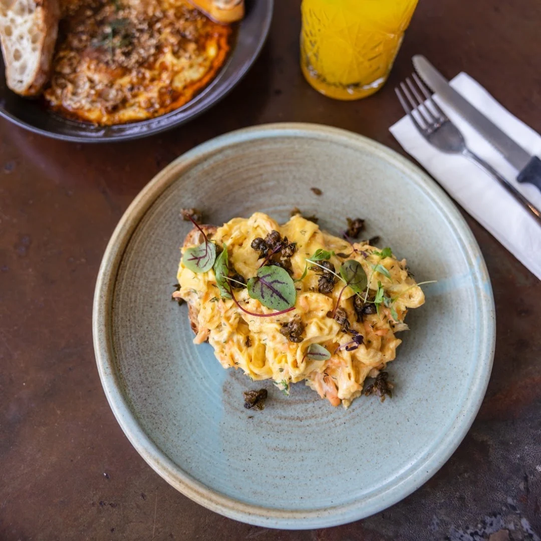 Trout Scrambled Eggs
