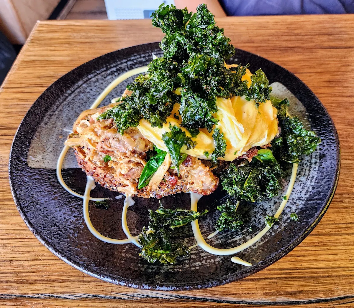 Pulled Pork Benedict, Eggshellent Cafe Randwick