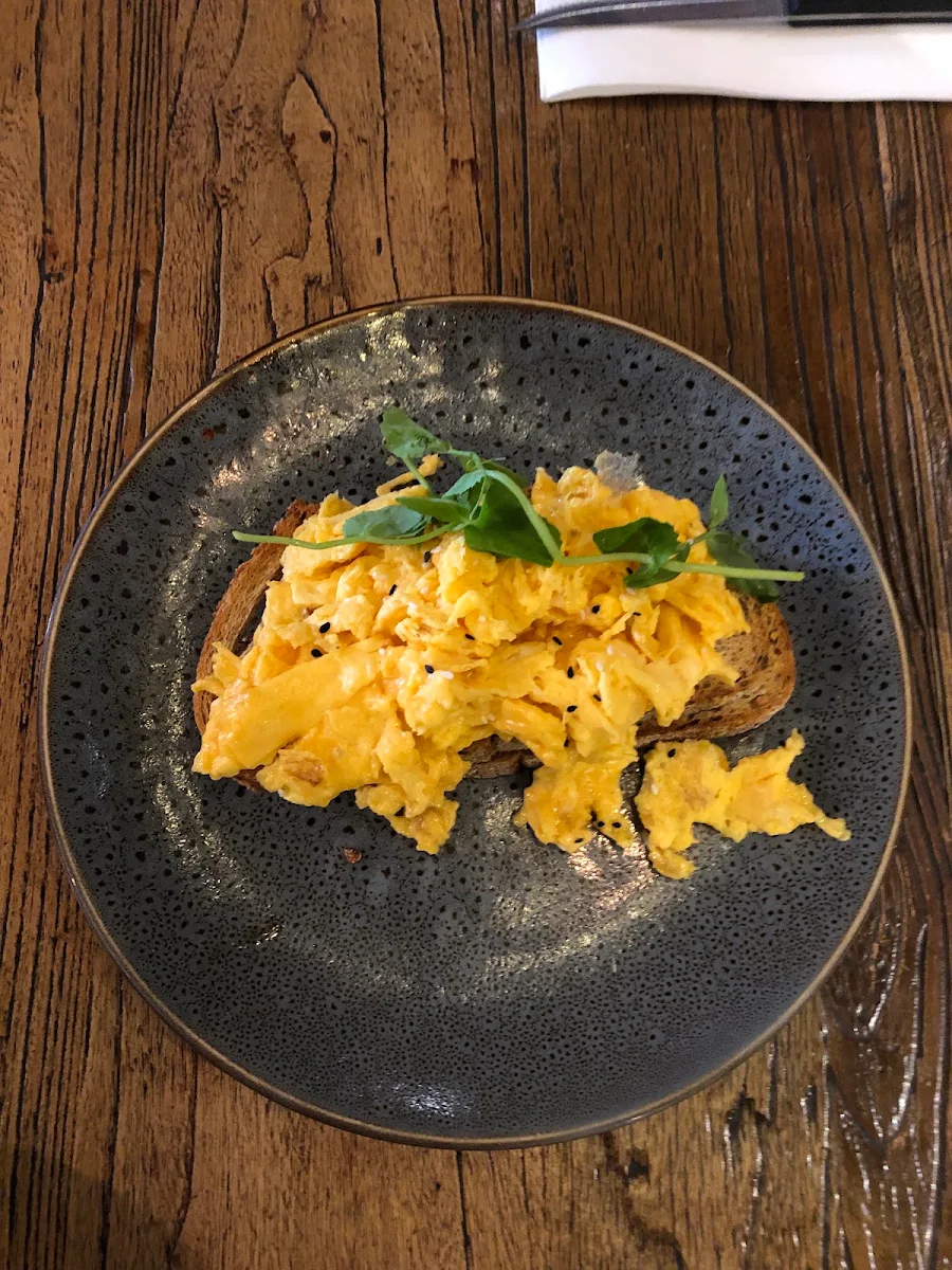 Scrambled Eggs on Toast