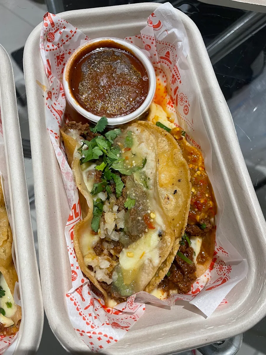 Birria Tacos with Consommé