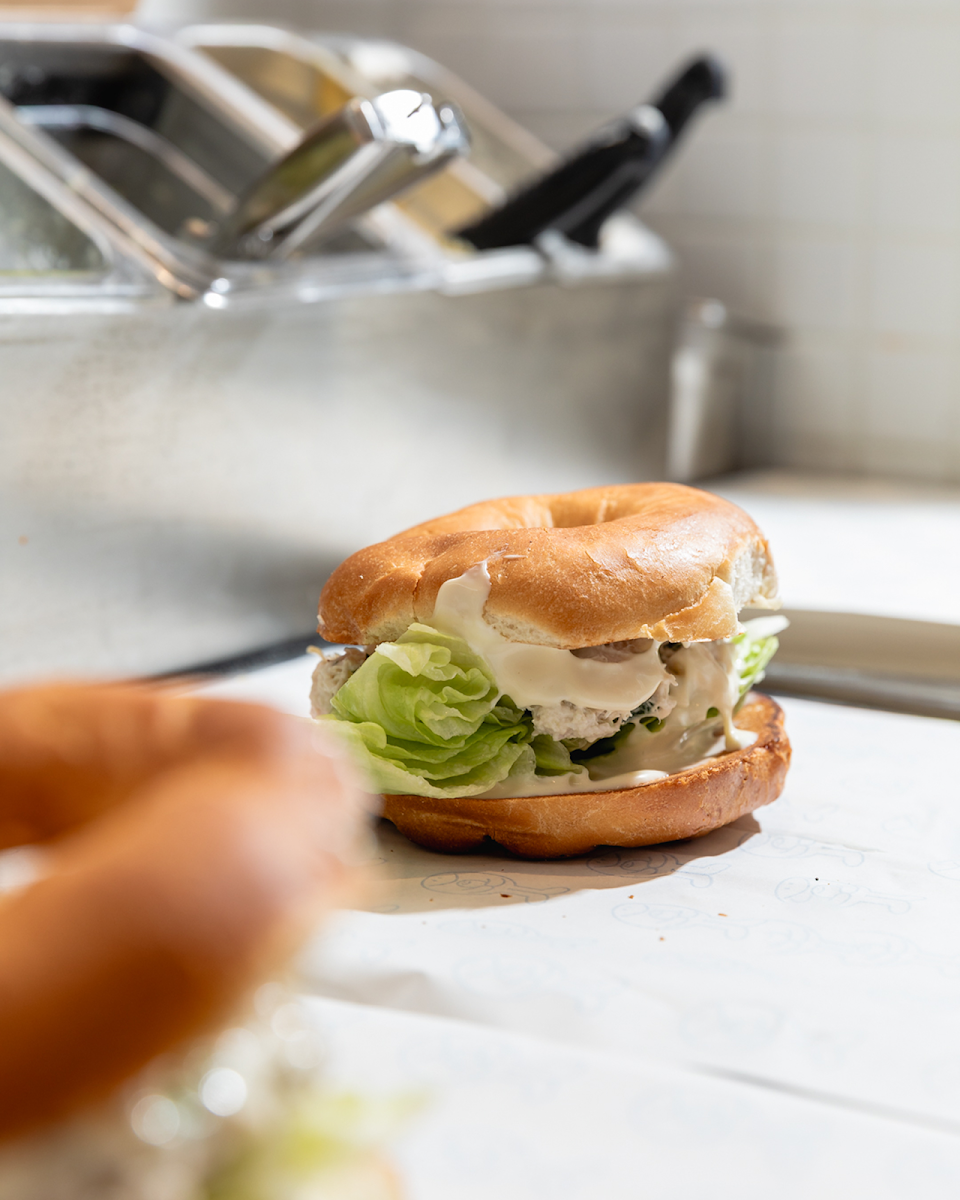 Plain Bagel with Spreads