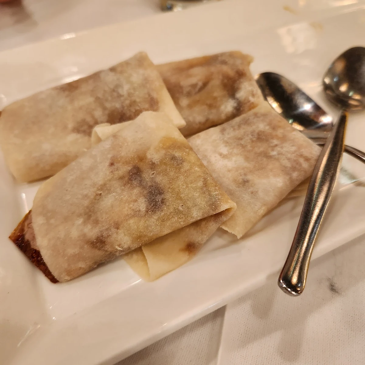 Peking Duck Pancakes, Fortune Village Chinese Restaurant