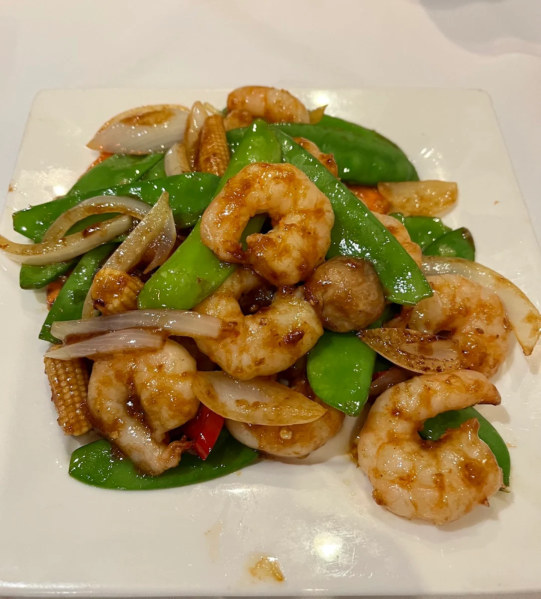 Prawns in XO Sauce, Fortune Village Chinese Restaurant