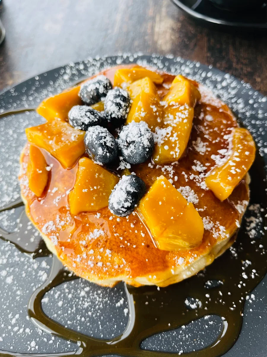 Mango & Blueberry Pancakes
