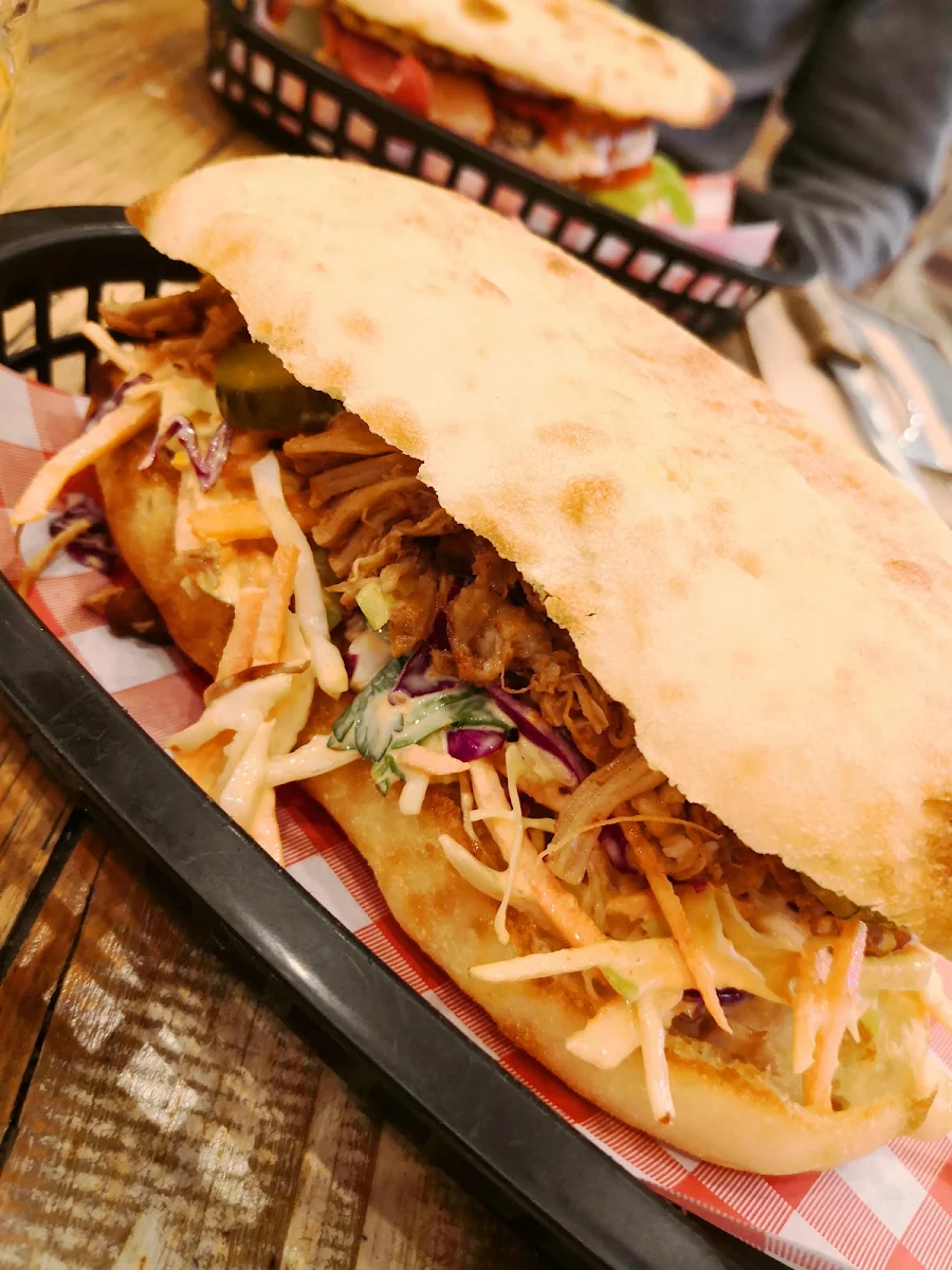 Pulled Pork Panini, Dahlias Cafe