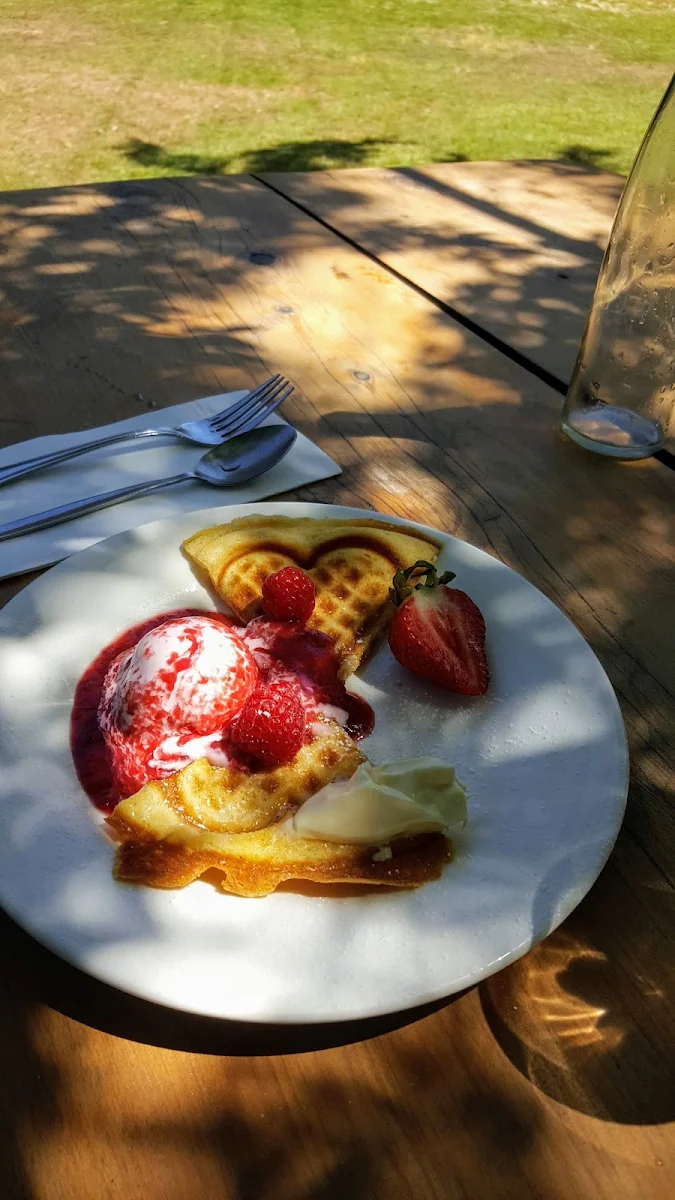 Raspberry Waffles