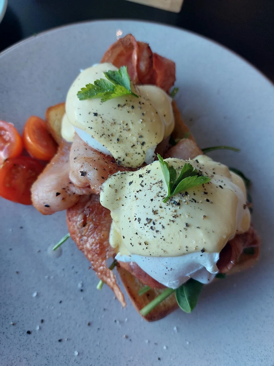 Eggs Benedict - Haloumi, The Coffee Club
