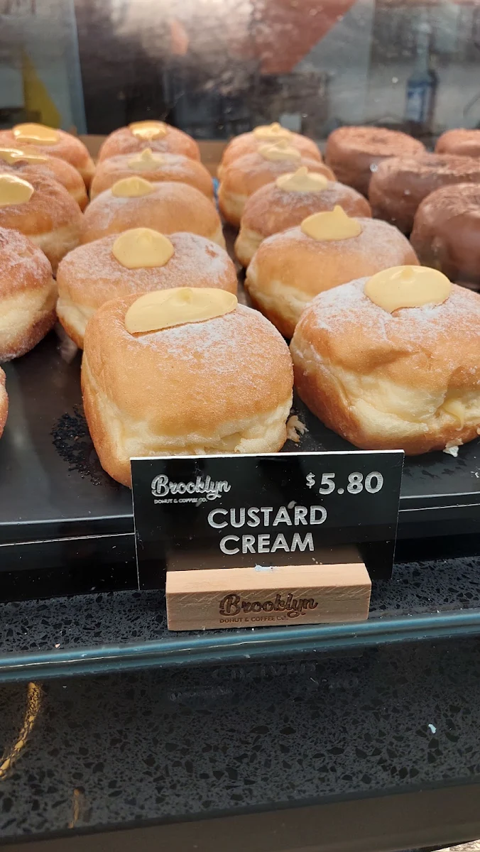 Custard, Brooklyn Donut & Coffee Co Garden City