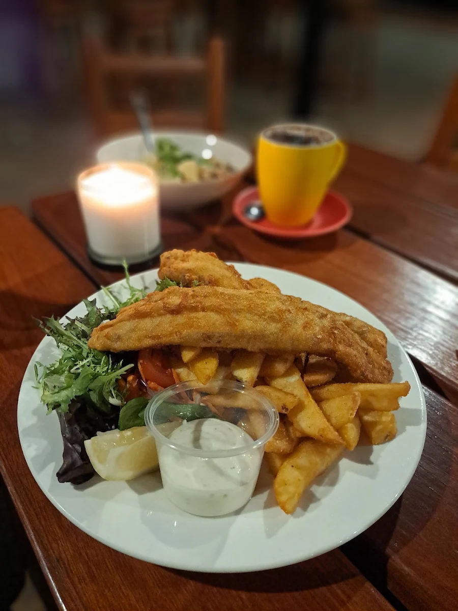 Battered Barramundi, Royal Hotel Taree