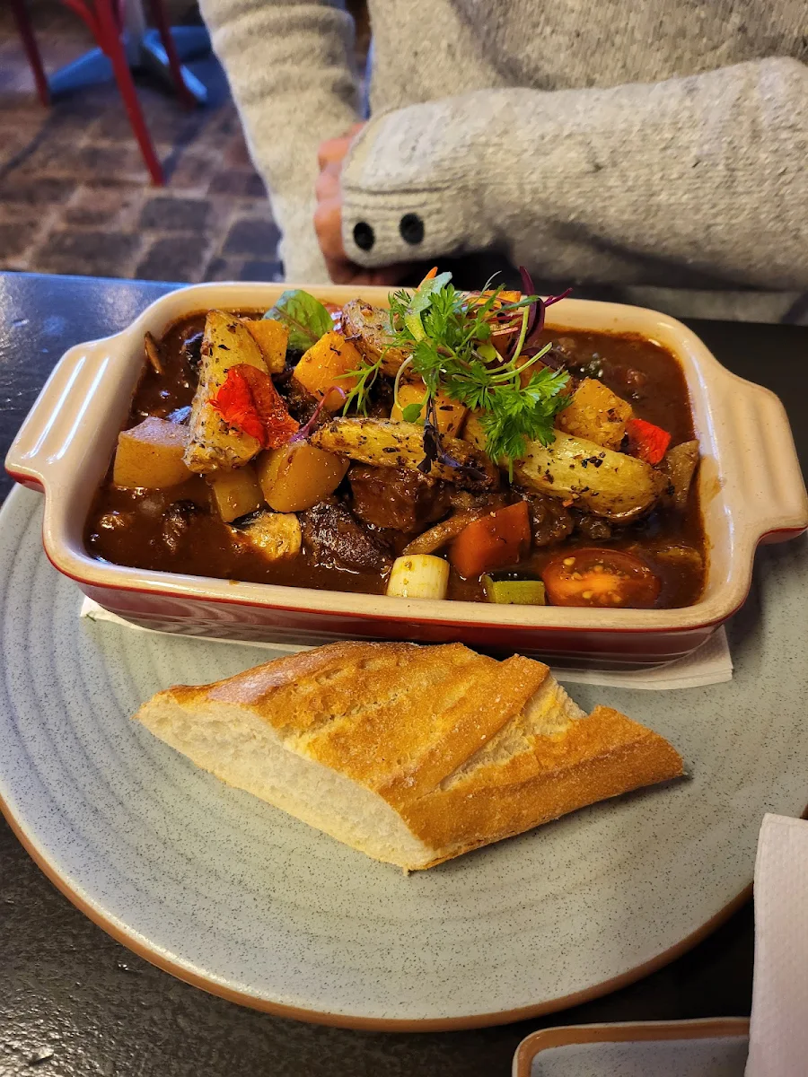 Beef Casserole with Red Wine, Al Forno