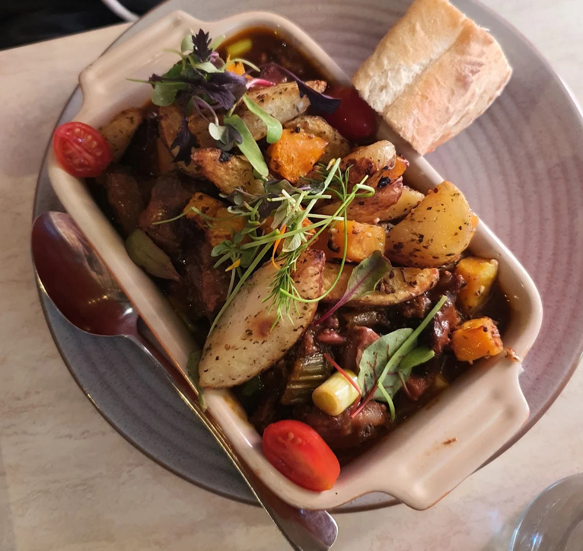 Boeuf Bourguignon, Al Forno