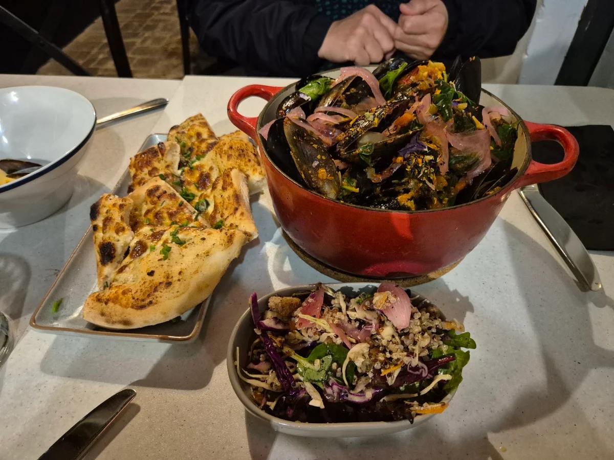 Chilli Mussels, Al Forno