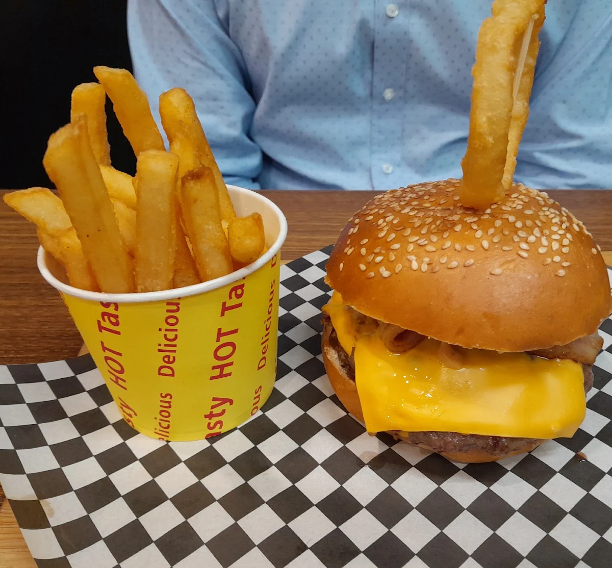 Double BBQ Michigan, American Burger Bar Allenby Garden