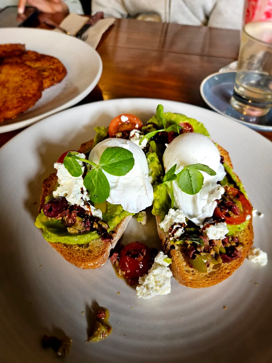 Smashed Avocado on Sourdough, The Train Yard cafe & Events space