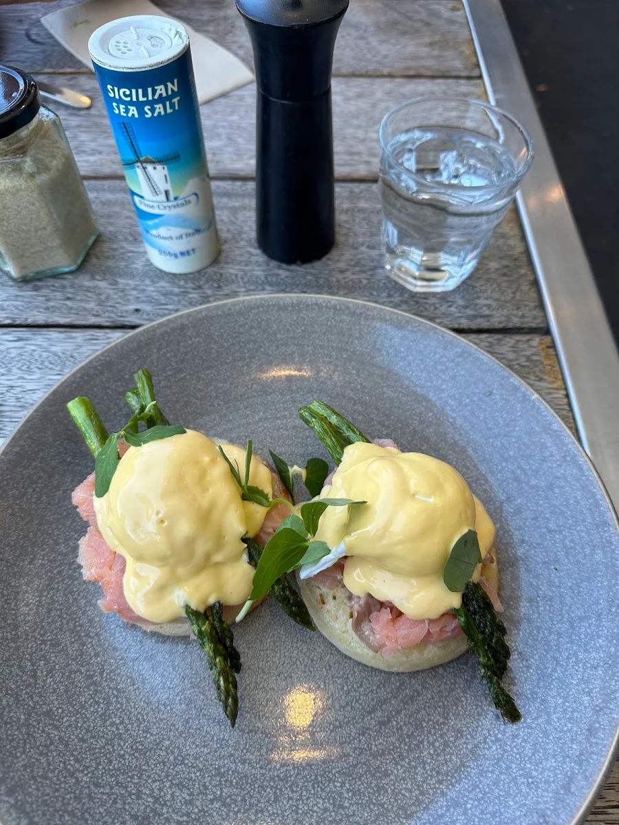 Station Master's Benedict, The Train Yard cafe & Events space